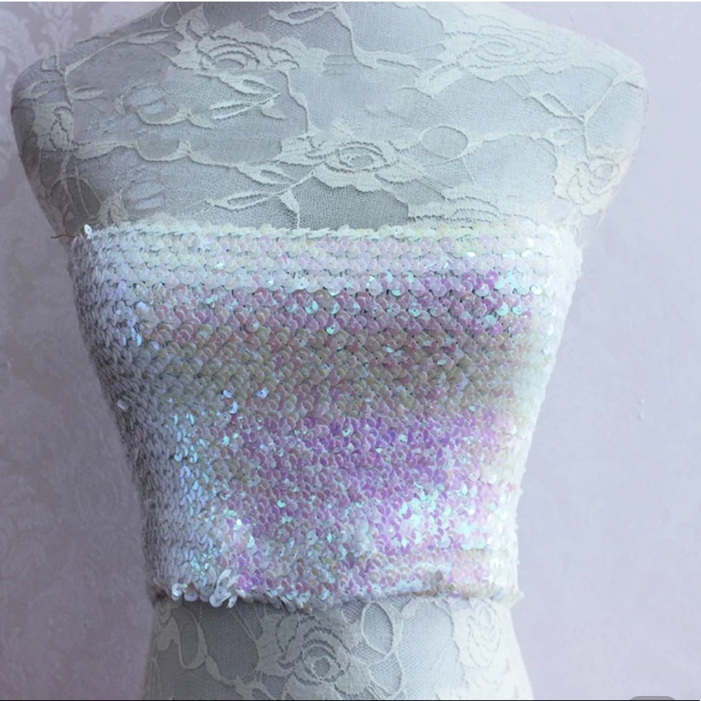 Bling Sequin Tube Top - Picture 2 of 4